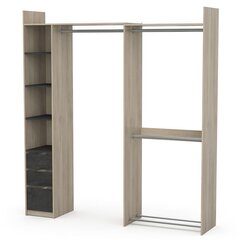 Шкаф Aatrium Swing, 200x44x218 см, коричневый цена и информация | Шкафы | pigu.lt