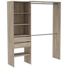 Шкаф Aatrium Lima, 185x44x204 см, коричневый цена и информация | Шкафы | pigu.lt