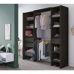 Шкаф Aatrium Miami, 192x50x204 см, коричневый цена и информация | Шкафы | pigu.lt