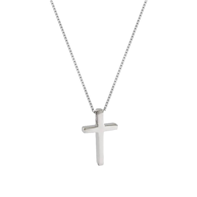 Sidabrinis kaklo papuošalas moterims Sidabra Jewelry Cross N031 kaina ir informacija | Kaklo papuošalai | pigu.lt