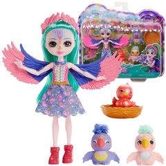 Кукла Enchantimals Filia Finch с семьей попугаев цена и информация | Игрушки для девочек | pigu.lt