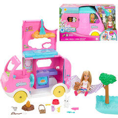 Lėlė Barbie su kemperiu ir priedais kaina ir informacija | Žaislai mergaitėms | pigu.lt