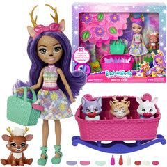 Кукла Enchantimals Danessa Deer Sprint с животными цена и информация | Игрушки для девочек | pigu.lt
