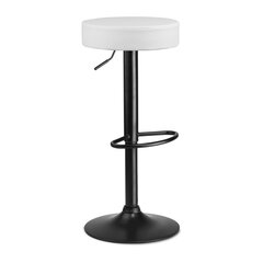 2-ių baro kėdžių komplektas Sofotel Imago, baltas/juodas kaina ir informacija | Virtuvės ir valgomojo kėdės | pigu.lt