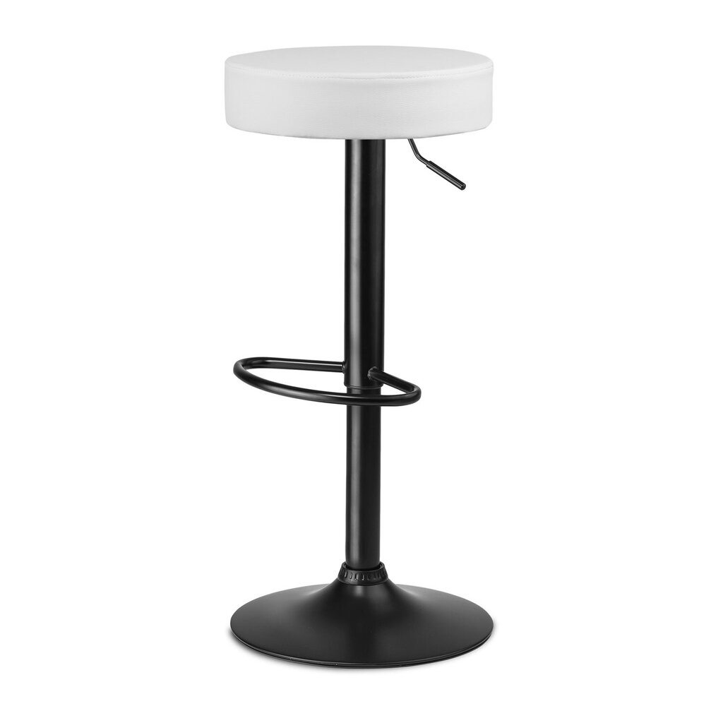 2-ių baro kėdžių komplektas Sofotel Imago, baltas/juodas kaina ir informacija | Virtuvės ir valgomojo kėdės | pigu.lt