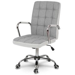 Офисное кресло, серое/белое цена и информация | Офисные кресла | pigu.lt