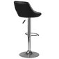 2-ių baro kėdžių komplektas Sofotel Nerra, juodas/sidabrinis kaina ir informacija | Virtuvės ir valgomojo kėdės | pigu.lt