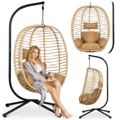 Подвесное  кресло Sofotel Toskana, коричневое цена и информация |  Садовые стулья, кресла, пуфы | pigu.lt