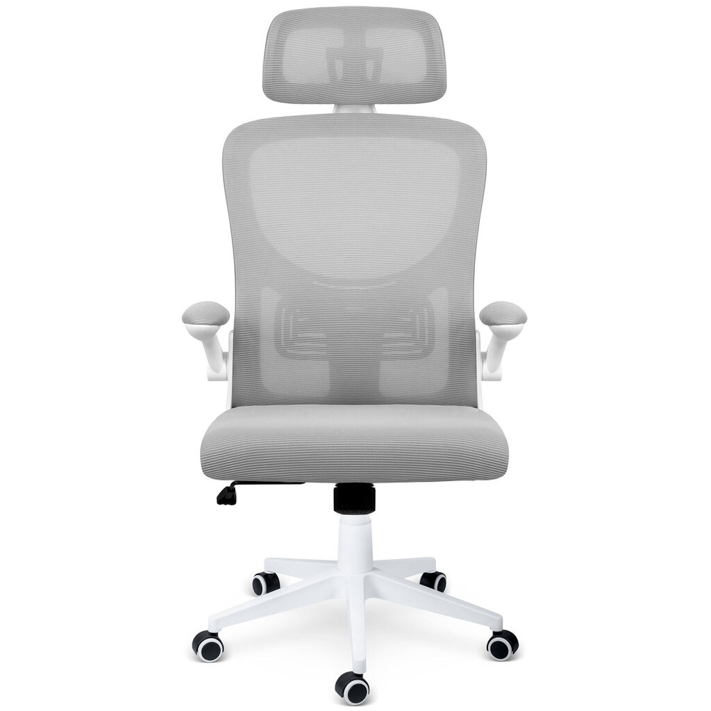 Biuro kėdė Sofotel Brass, pilka/balta kaina ir informacija | Biuro kėdės | pigu.lt