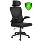 Biuro kėdė Sofotel Brass, juoda kaina ir informacija | Biuro kėdės | pigu.lt