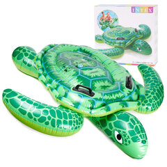 Надувной плавательный матрас черепаха INTEX, 150 см цена и информация | Надувные и пляжные товары | pigu.lt