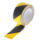Apsauginė juosta nuo slydimo, 5 cm. x 5 cm. juodos ir geltonos spalvos kaina ir informacija | Lipnios plėvelės | pigu.lt