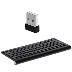 Беспроводная клавиатура Smart TV, черная цена и информация | Клавиатуры | pigu.lt