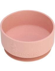 Силиконовая миска Moomin Silicone, розовый цвет, 6+ месяцев цена и информация | Детская посуда, контейнеры для молока и еды | pigu.lt