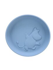 Silikoninė lėkštė Moomin Silicone, mėlyna, 4+ mėn kaina ir informacija | Kūdikių indai, indeliai pienui ir įrankiai | pigu.lt