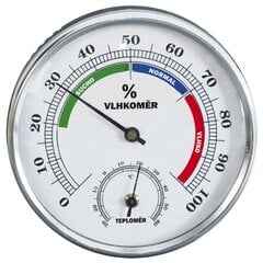 Higrometras su termometru kaina ir informacija | Meteorologinės stotelės, termometrai | pigu.lt