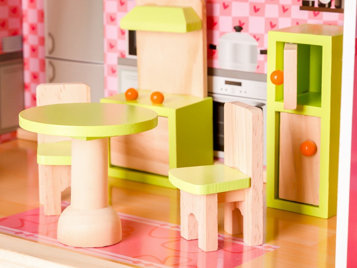 Lėlių namelis Ecotoys kaina ir informacija | Žaislai mergaitėms | pigu.lt