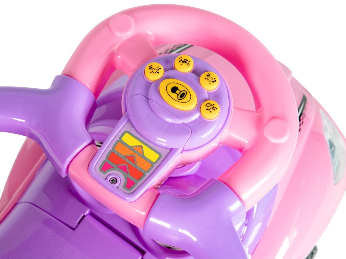 Stumiamas automobilis Sun Baby 3in1, rožinis kaina ir informacija | Žaislai kūdikiams | pigu.lt