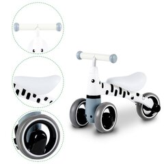 Balansinis dviratukas Zebras Eco Toys, baltas kaina ir informacija | Balansiniai dviratukai | pigu.lt