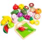 Mediniai pjaustomi vaisiai Ecotoys, 20 d. kaina ir informacija | Žaislai mergaitėms | pigu.lt