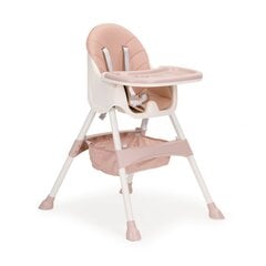 Maitinimo kėdutė 2in1 Ecotoys, rožinė kaina ir informacija | Maitinimo kėdutės | pigu.lt
