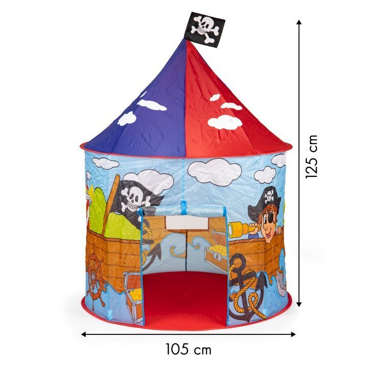 Vaikiška palapinė Iplay Piratų namelis kaina ir informacija | Vaikų žaidimų nameliai | pigu.lt
