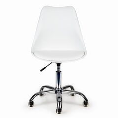 Вращающееся офисное кресло, белое цена и информация | Офисные кресла | pigu.lt
