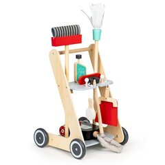 Игрушечный деревянный набор для уборки Ecotoys цена и информация | Игрушки для девочек | pigu.lt