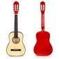 Vaikiška medinė 6 stygų gitara Ecotoys, ruda цена и информация | Lavinamieji žaislai | pigu.lt