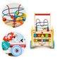 Edukacinis medinis stumdukas greitoji pagalba 2in1 Ecotoys, baltas, HM013239, 6d. kaina ir informacija | Žaislai kūdikiams | pigu.lt