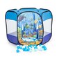 Vaikiška išskleidžiama palapinė-baseinas su kamuoliukais iPlay, mėlyna, 90x90x70 cm kaina ir informacija | Vaikų žaidimų nameliai | pigu.lt