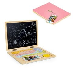 Деревянная магнитная доска Ecotoys, ноутбук  цена и информация | Развивающие игрушки | pigu.lt