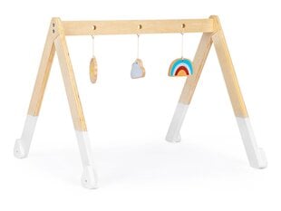 Medinė žaislų kabyklė vaikams Ecotoys kaina ir informacija | Žaislai kūdikiams | pigu.lt