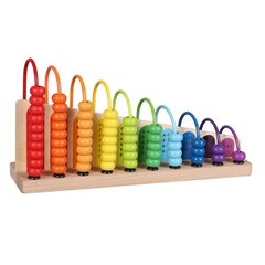 Деревянный калькулятор для детей - развивающая счетная игрушка цена и информация | Развивающие игрушки | pigu.lt