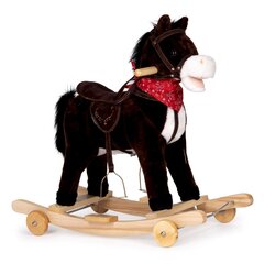 Supamasis arklys 2 in 1 su garsais Ecotoys, rudas kaina ir informacija | Žaislai kūdikiams | pigu.lt