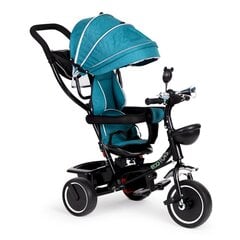 Triratis vežimėlis su pasukama sėdyne Ecotoys, žalias kaina ir informacija | Triratukai | pigu.lt