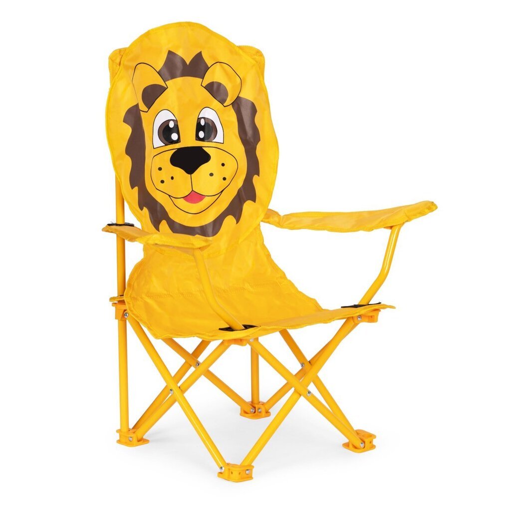 Vaikiška sulankstoma kėdė Modernhome Liūtas, geltona kaina ir informacija | Vaikiški lauko baldai | pigu.lt