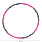 Gimnastiko lankas Hula hoop, 90 cm, rožinis kaina ir informacija | Gimnastikos lankai ir lazdos | pigu.lt