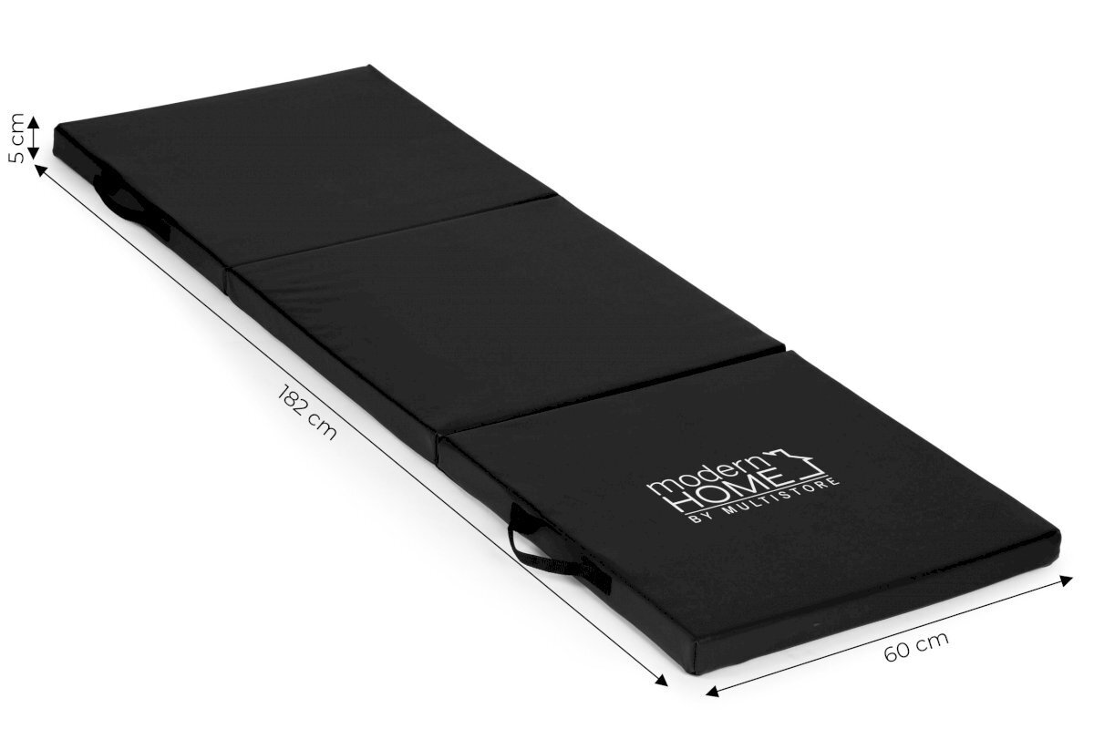 Sporto kilimėlis ModernHome, 182 x 60 cm, juodas kaina ir informacija | Kilimėliai sportui | pigu.lt