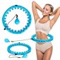 Gimnastikos lankas Hula hoop, 47cm, mėlynas kaina ir informacija | Gimnastikos lankai ir lazdos | pigu.lt