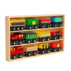 Medinis traukinys Ecotoys, 13 d. kaina ir informacija | Žaislai berniukams | pigu.lt