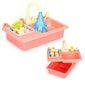 Žaislinė virtuvės kriauklė su čiaupu, 12 d., rožinė kaina ir informacija | Žaislai mergaitėms | pigu.lt