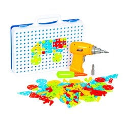 Набор DIY с отверткой и чемоданчиком, 151 предмет цена и информация | Развивающие игрушки | pigu.lt