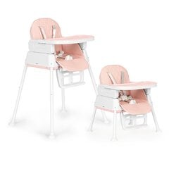 Daugiafunkcinė maitinimo kėdutė 3in1 Ecotoys, rožinė kaina ir informacija | Maitinimo kėdutės | pigu.lt