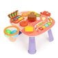 Interaktyvus stumdukas ir edukacinis stalas 2in1 Huanger, raudonas kaina ir informacija | Žaislai kūdikiams | pigu.lt