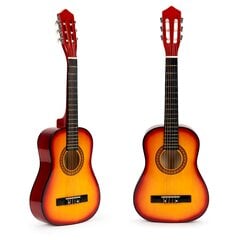 Vaikiška medinė 6 stygų gitara Ecotoys kaina ir informacija | Lavinamieji žaislai | pigu.lt