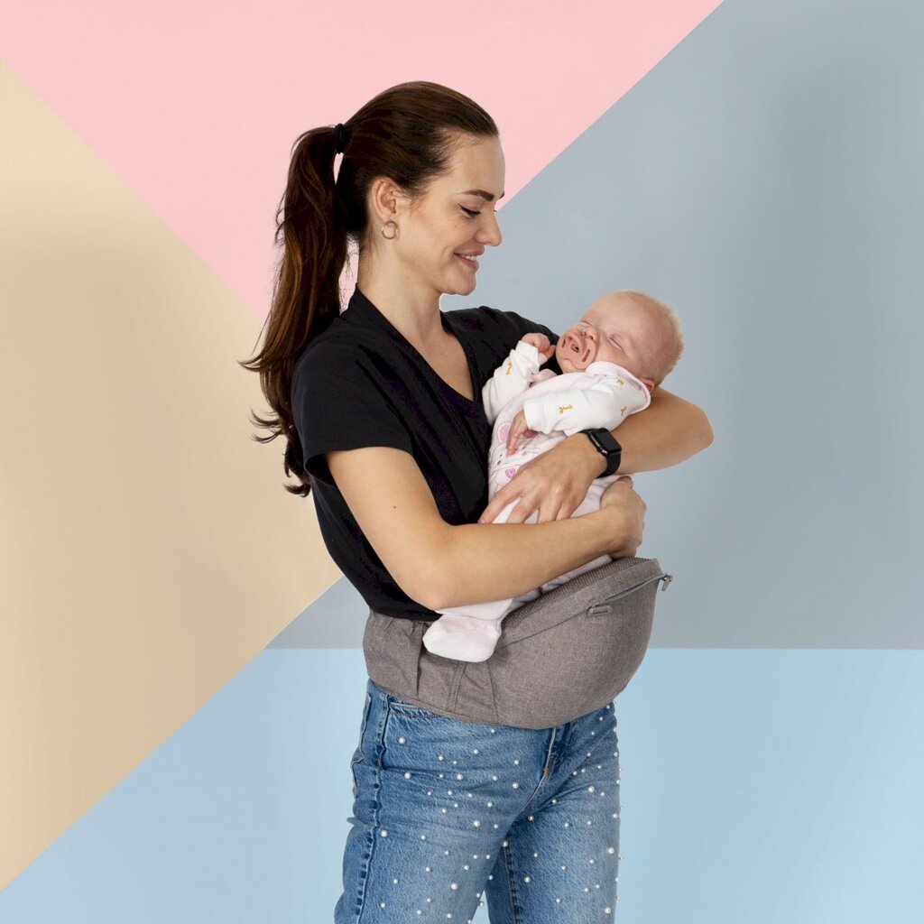 Kūdikių nešioklė Ecotoys, ruda kaina ir informacija | Nešioklės | pigu.lt