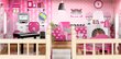 Medinis lėlių namelis su terasa ir čiuožykla Ecotoys, rožinis, 18 d. цена и информация | Žaislai mergaitėms | pigu.lt