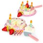 Žaislinis medinis tortas Ecotoys, 16 d. kaina ir informacija | Žaislai mergaitėms | pigu.lt