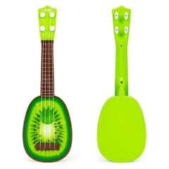 Гитара укулеле для детей, четыре струны, киви цена и информация | Развивающие игрушки | pigu.lt